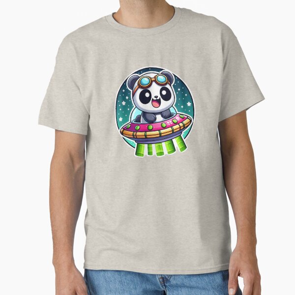 UFO Happy Panda Classic T-Shirt