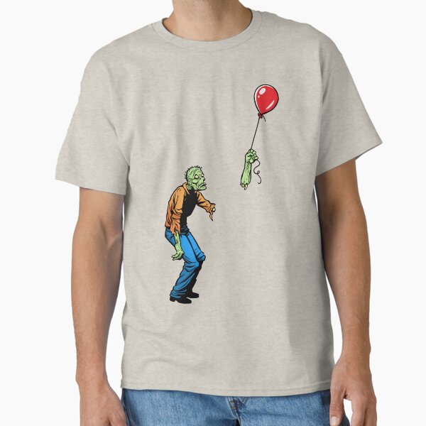 Sad Zombie with Balloon Classic T-Shirt