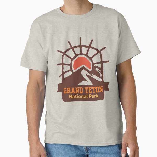 Grand Teton National State Park Classic T-shirt Sticker Classic T-Shirt