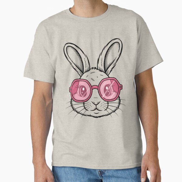 Rabbit with pink sunglasses Classic T-Shirt