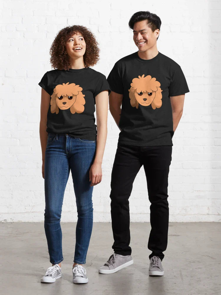 Pastel Orange Poodle Classic T-Shirt