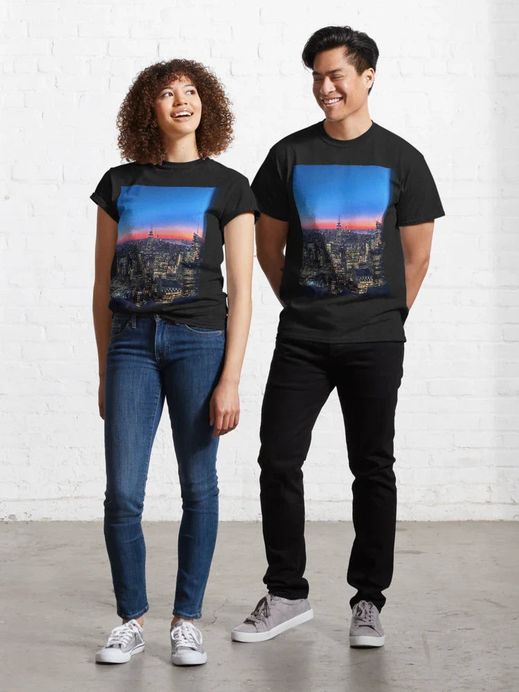 Manhattan Sunset  Classic T-Shirt