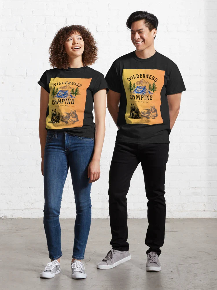 Wilderness Camping – Pitch It and Pray Classic T-Shirt