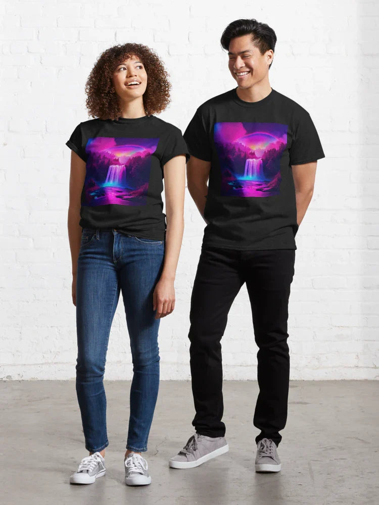 Rainbow Melt Over Cloudsea Classic T-Shirt