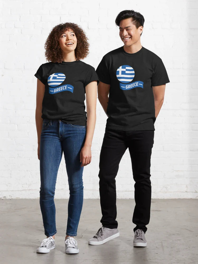 Greece Flag Classic T-Shirt
