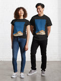 Minimalist Architecture - Corner Against Blue Sky Classic T-Shirt