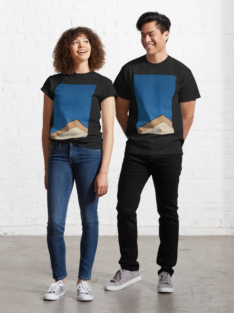 Minimalist Architecture - Corner Against Blue Sky Classic T-Shirt