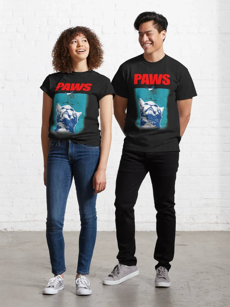 Kitty with large Jaws attacking a mouse PAWS Classic T-Shirt