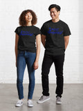 "Pet Household" Triple Pawprint Grunge (Blue) Classic T-Shirt