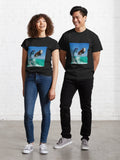 Cow swimming with Dolphin Classic T-Shirt