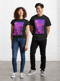 Mount Fuji Japan Saturn Aesthetic Classic T-Shirt