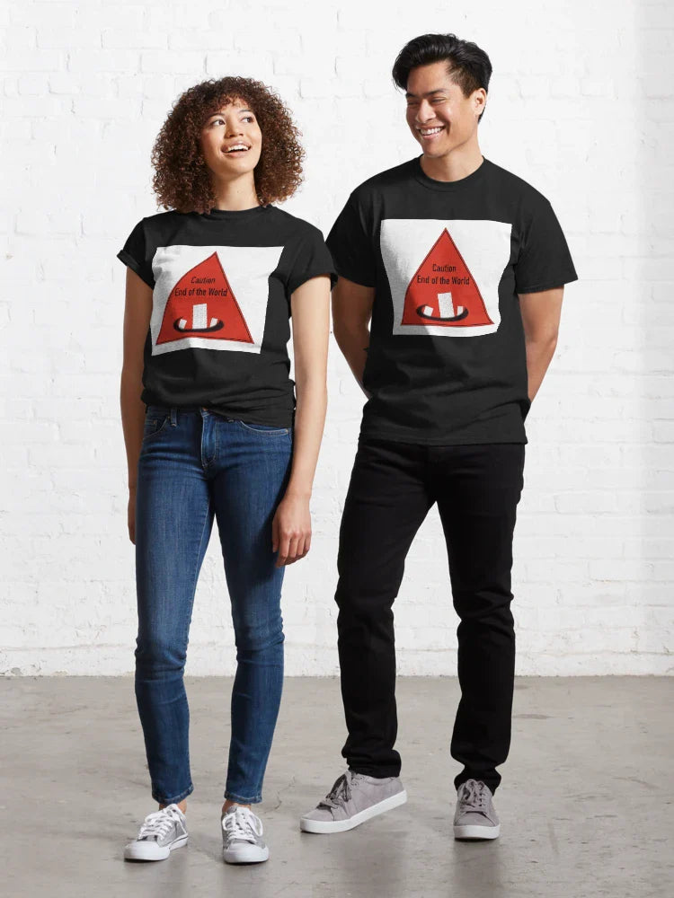 Dystopian, sci-fi cool “end of the world” print Classic T-Shirt