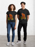 Capybara on turtle Classic T-Shirt