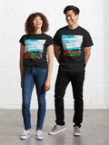 Red Pagoda under a Vast Sky – Chinatown Thailand Classic T-Shirt
