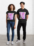 Pastel Goth Anime Girl with Skulls Classic T-Shirt