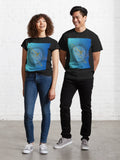Trombone In Gold & Turquoise Classic T-Shirt
