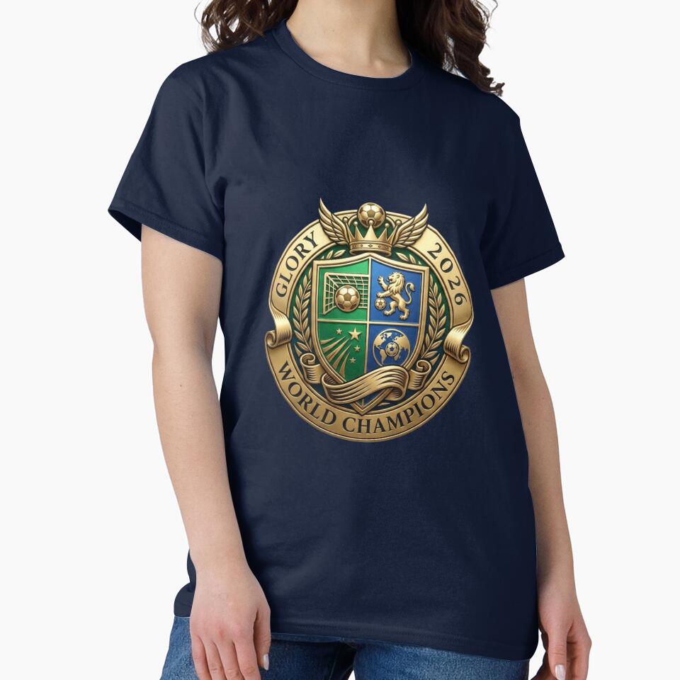 Glory World Champions Soccer Crest - Heraldic Football Emblem by M.Store