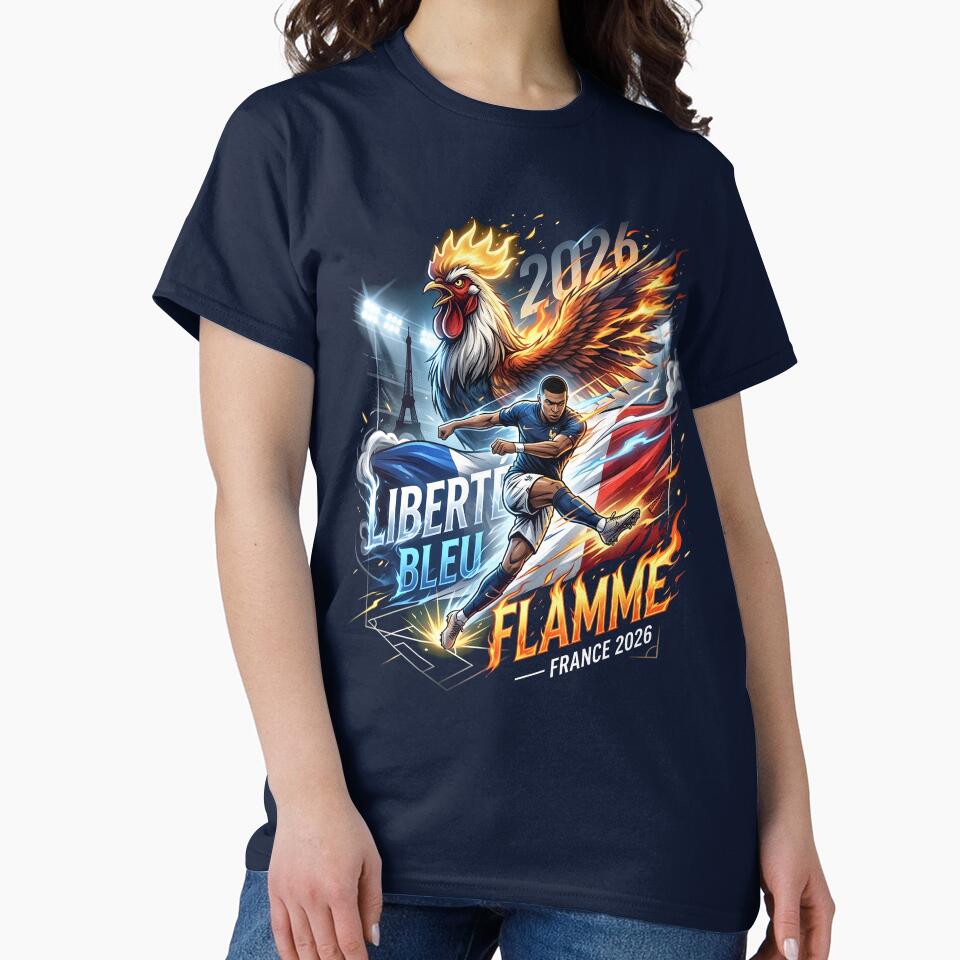 Liberté Bleu Flamme France - World Cup 2026 by VoidAnimeStudio