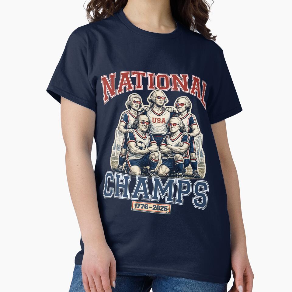 Founding Fathers Soccer Team USA Funny 4th of July America 250th Anniversary by Youngkev-arts