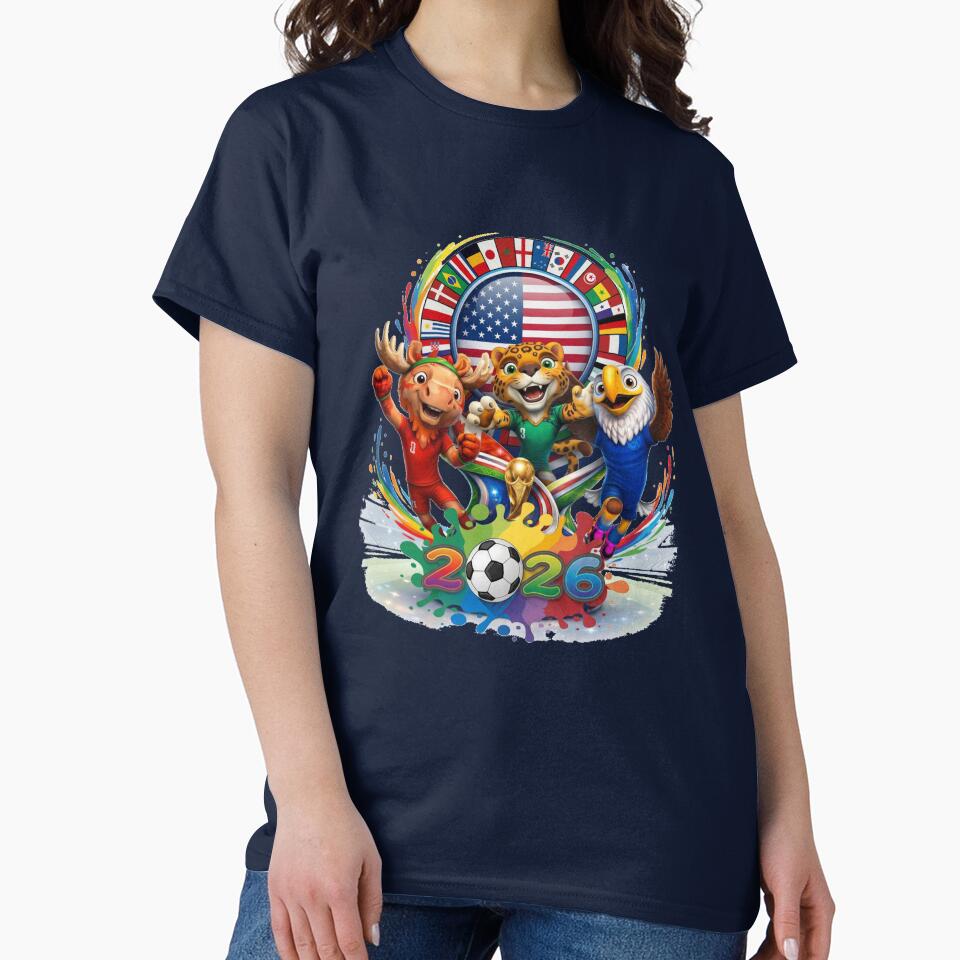 World Cup 2026 Soccer Mascots United Football Spirit by Hou$e of Art