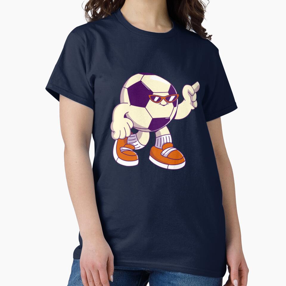 Cool Soccer Retro Cartoon Character by Spring Things