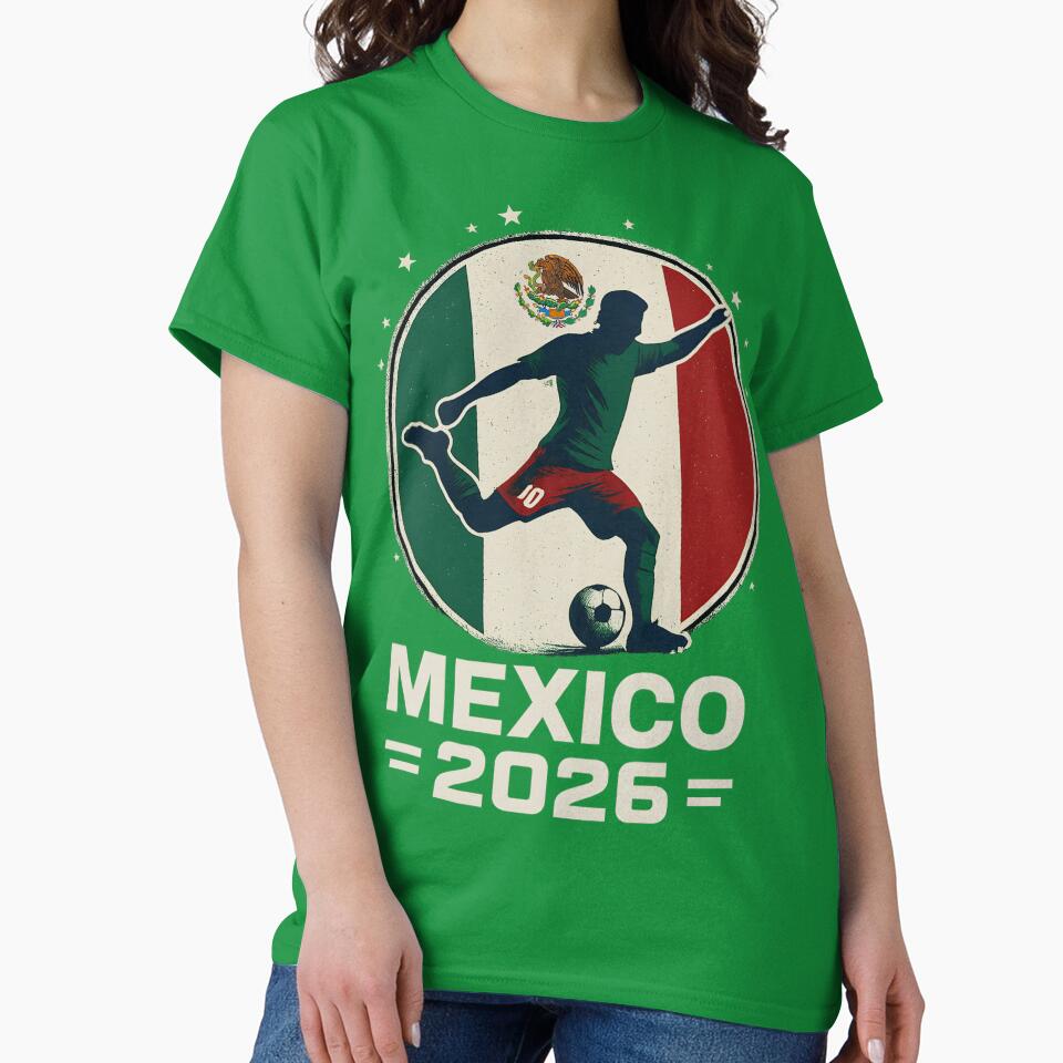 Team Mexico Flag Soccer Player 2026 by legendaryskins