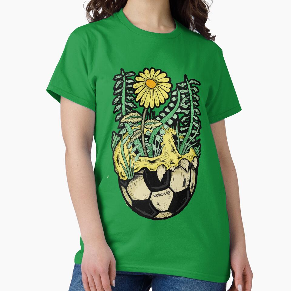 forever football fan skull and botany by delyo