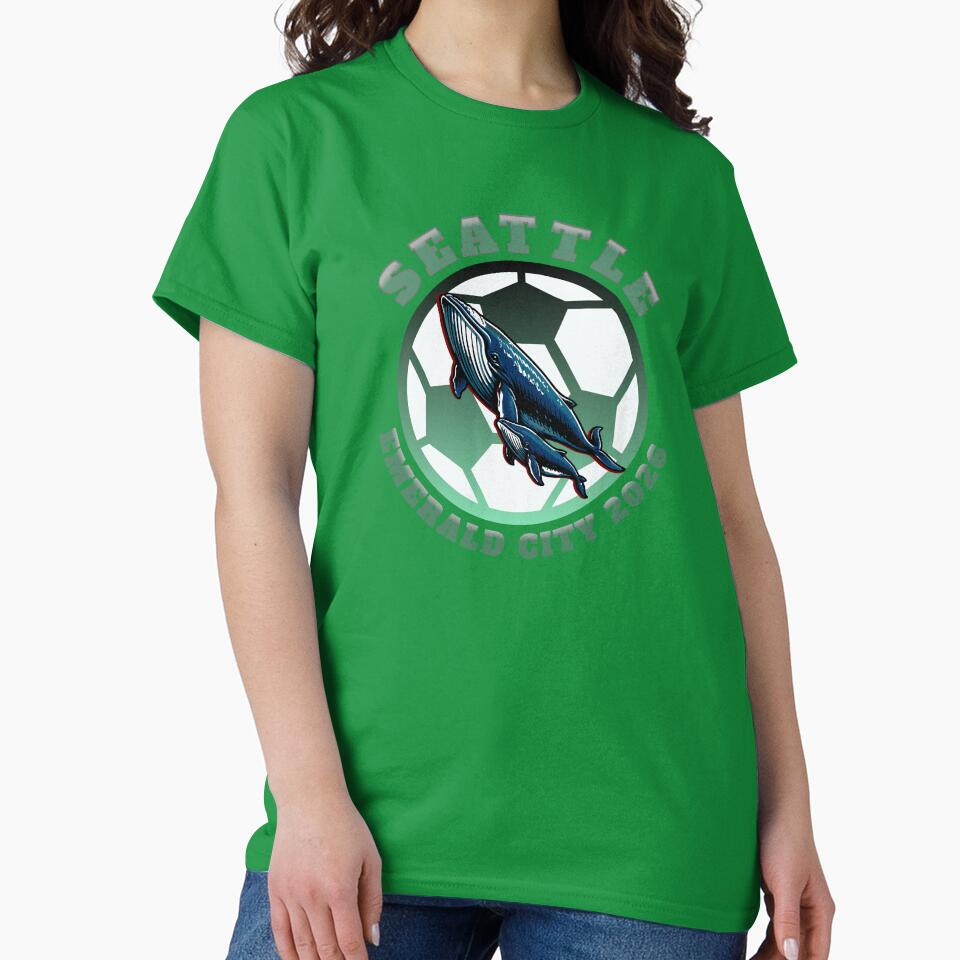 BLUE WHALES FOOTBALL (SOCCER) BALL GRAPHIC ART by MonsoonInkX