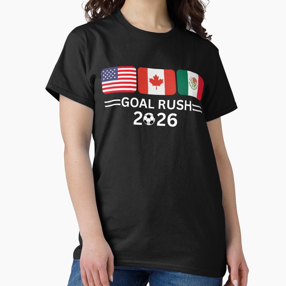Goal Rush 2026 Soccer Football Fan World Cup 2026 by Thread&Fable