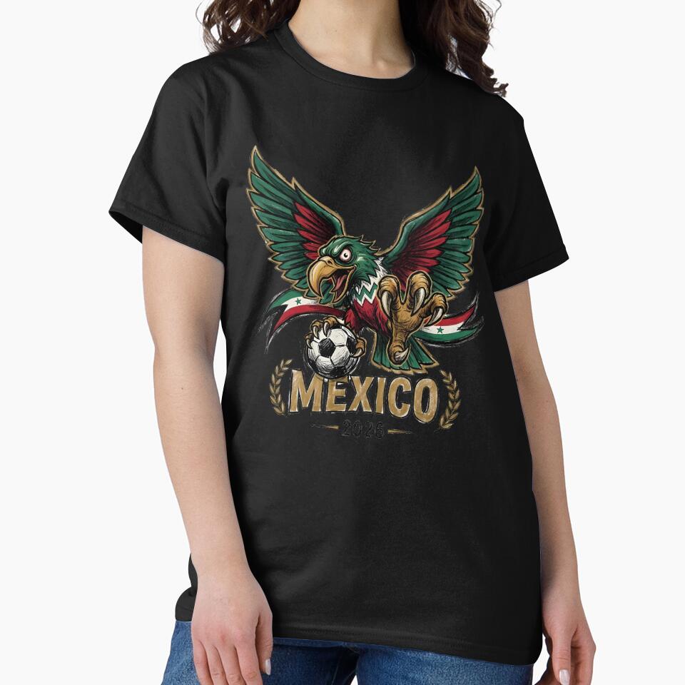 Mexico 2026 Football Eagle Mascot - Mexican Soccer Pride by Ayiyi Shop