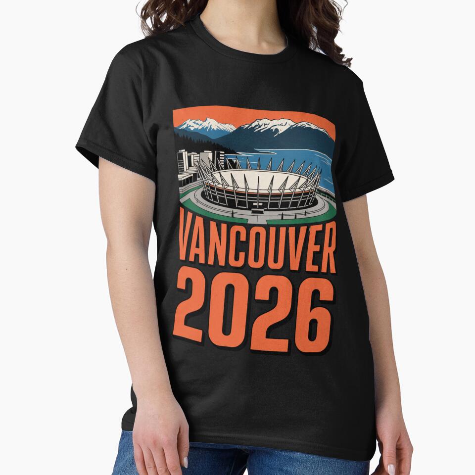 Toronto 2026 Skyline T-Shirt V14 by DarylWelsh2024