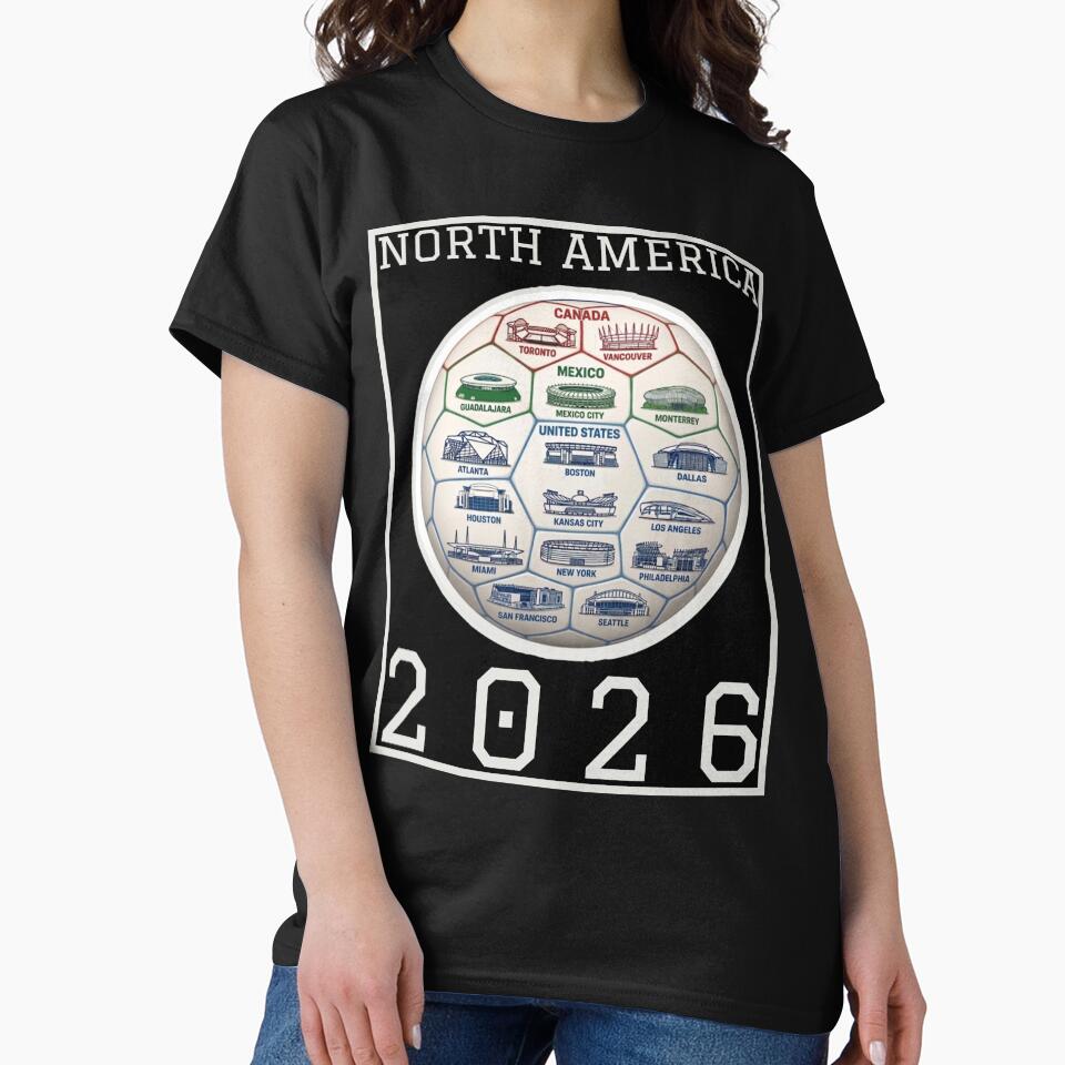 North America 2026 Soccer/Football Stadiums and Host Cities by SHELOPS