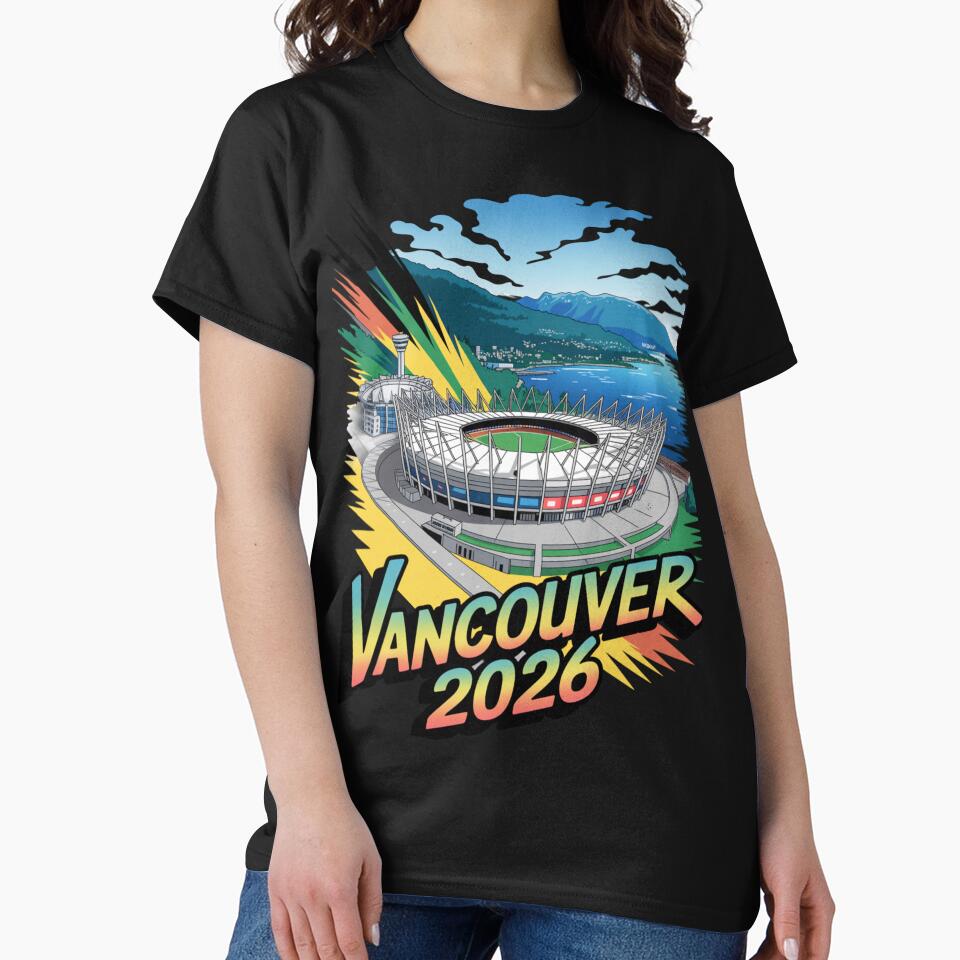 Toronto 2026 Skyline T-Shirt V6 by DarylWelsh2024