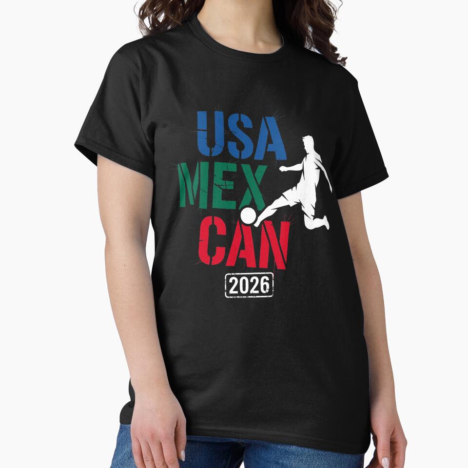 2026 Soccer Player USA Canada Mexico 26 Dark by ArtsMichalShop