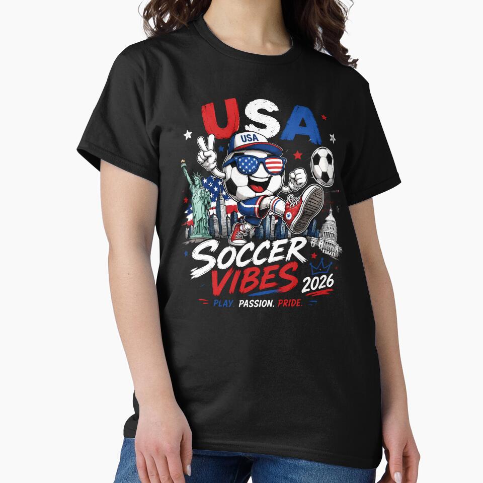 USA Soccer 2026 T-shirt by SupernovaNote