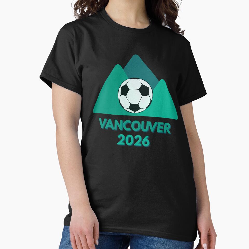 Vancouver soccer 2026 tee by XDivineTees