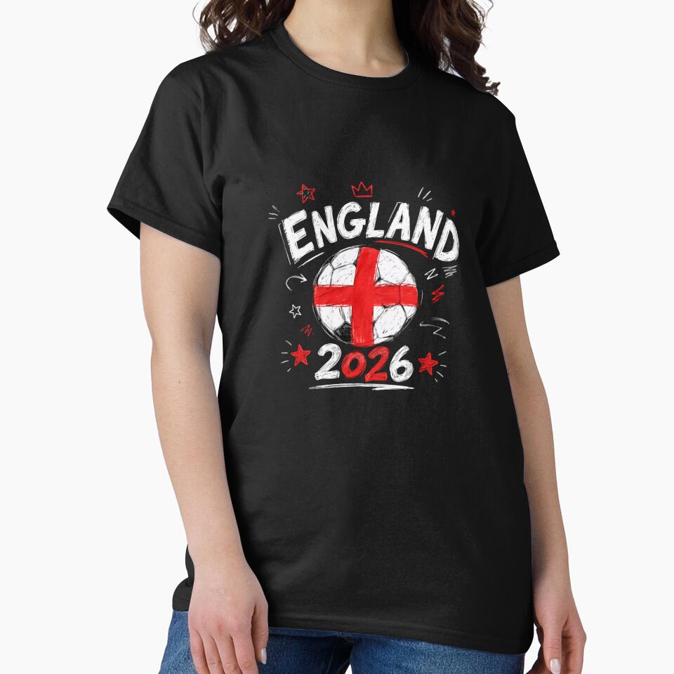 England 2026 Football Supporter World Cup Soccer Fans by RetroMini2026