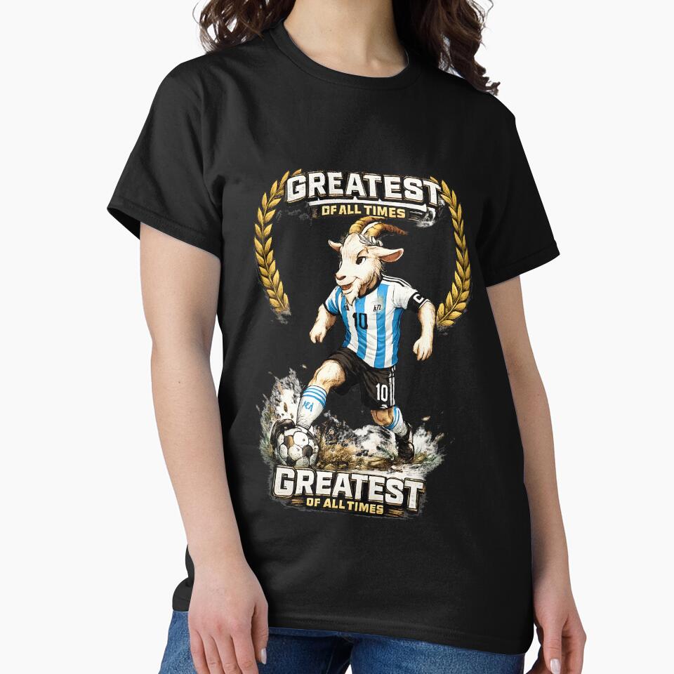 Greatest Of All Time Soccer Goat Argentina Champion Graphic by digitalbob60