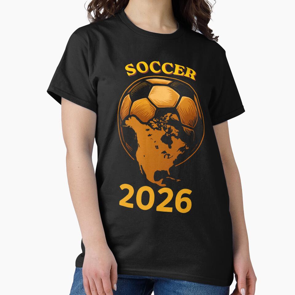 Soccer 2026 North America Football Fan Gift Shirt by GigaFactory