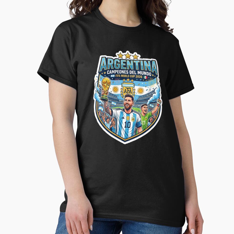 Argentina Campeones Del Mundo 2026 | Messi World Cup Champion Fan Art | Argentina Football Sticker by iamamiraj