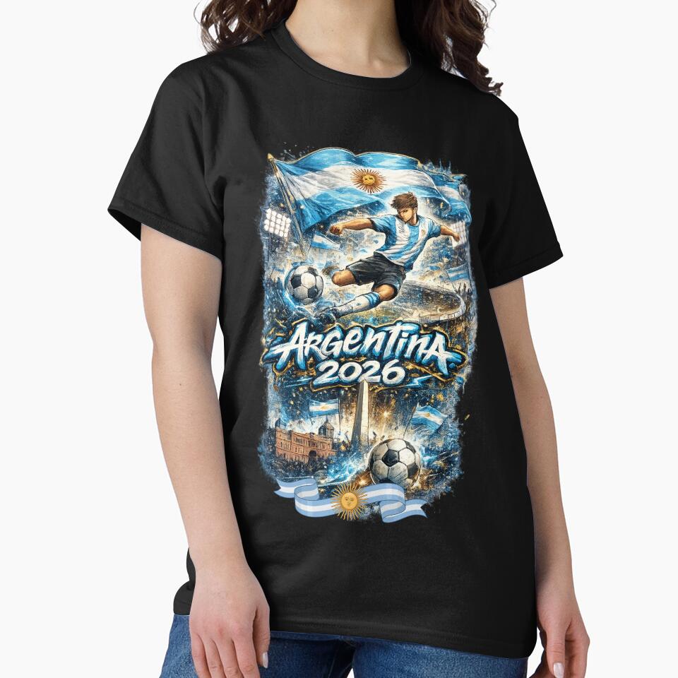 Argentina Football 2026 Street Graffiti – Champion Fan Merchandise ver 1 by CosmicNook1