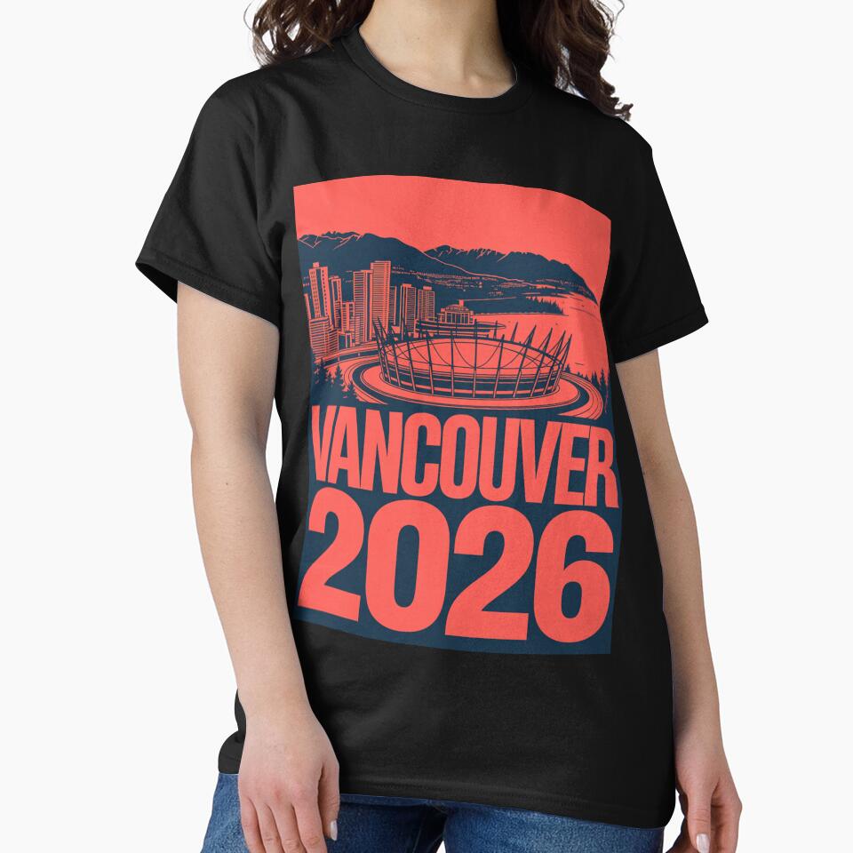Toronto 2026 Skyline T-Shirt V11 by DarylWelsh2024