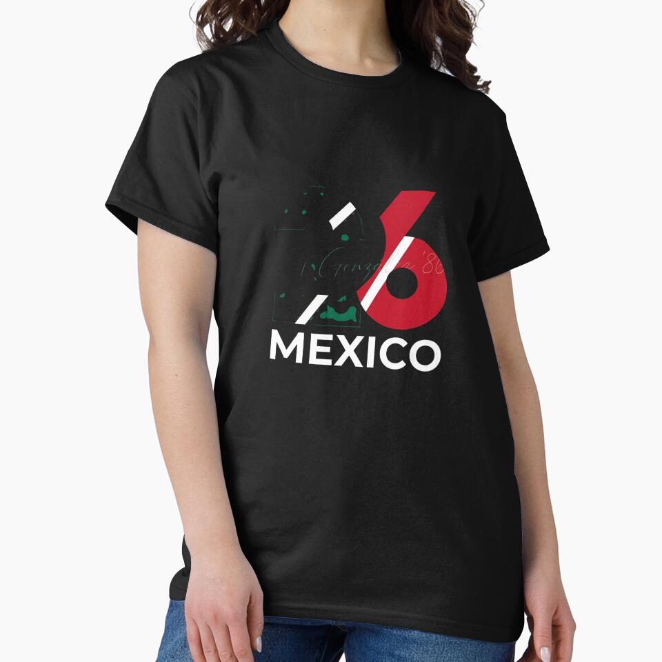Retro Mexico World Cup Classic T-Shirt by DArtfulStudio