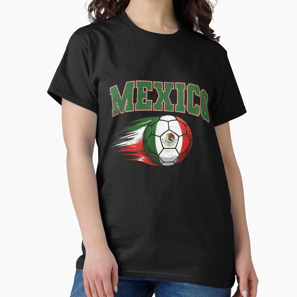 Mexico Football Soccer Ball Motion Flag Team Pride Sports Fan Design by DuneHaicna