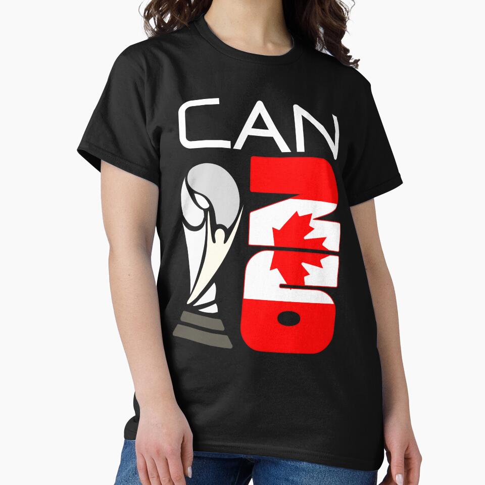 Canada 2026 Soccer World Cup Trophy Canadian Flag Design by tarzbol