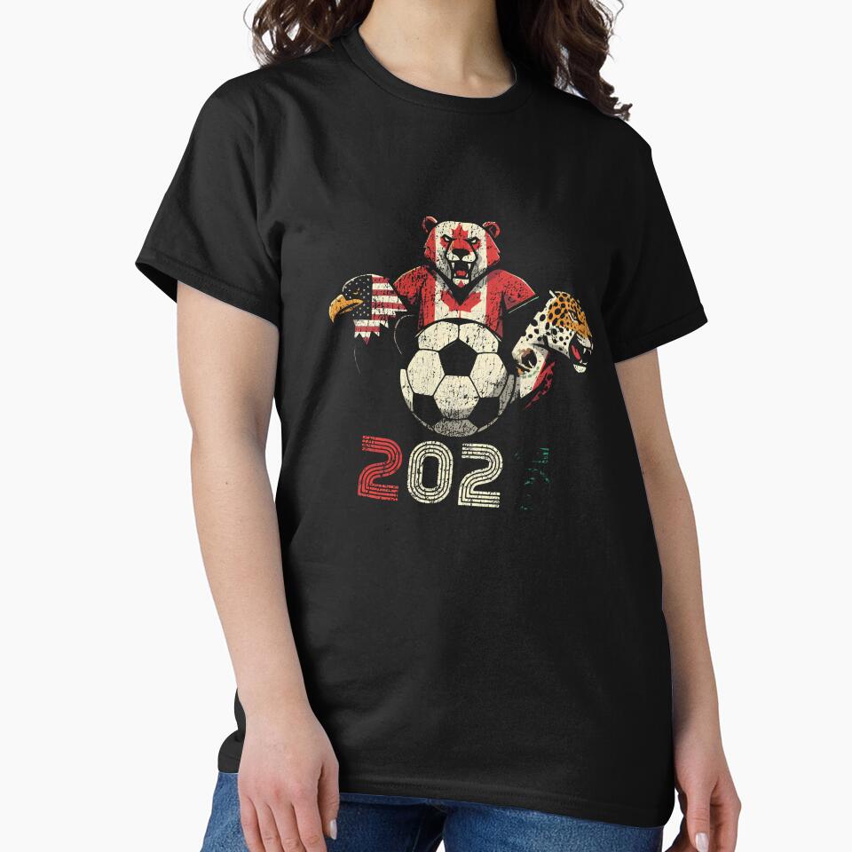 United 2026 Soccer Mascots North America Tournament T-Shirt_83157189 by KTY-NUSS