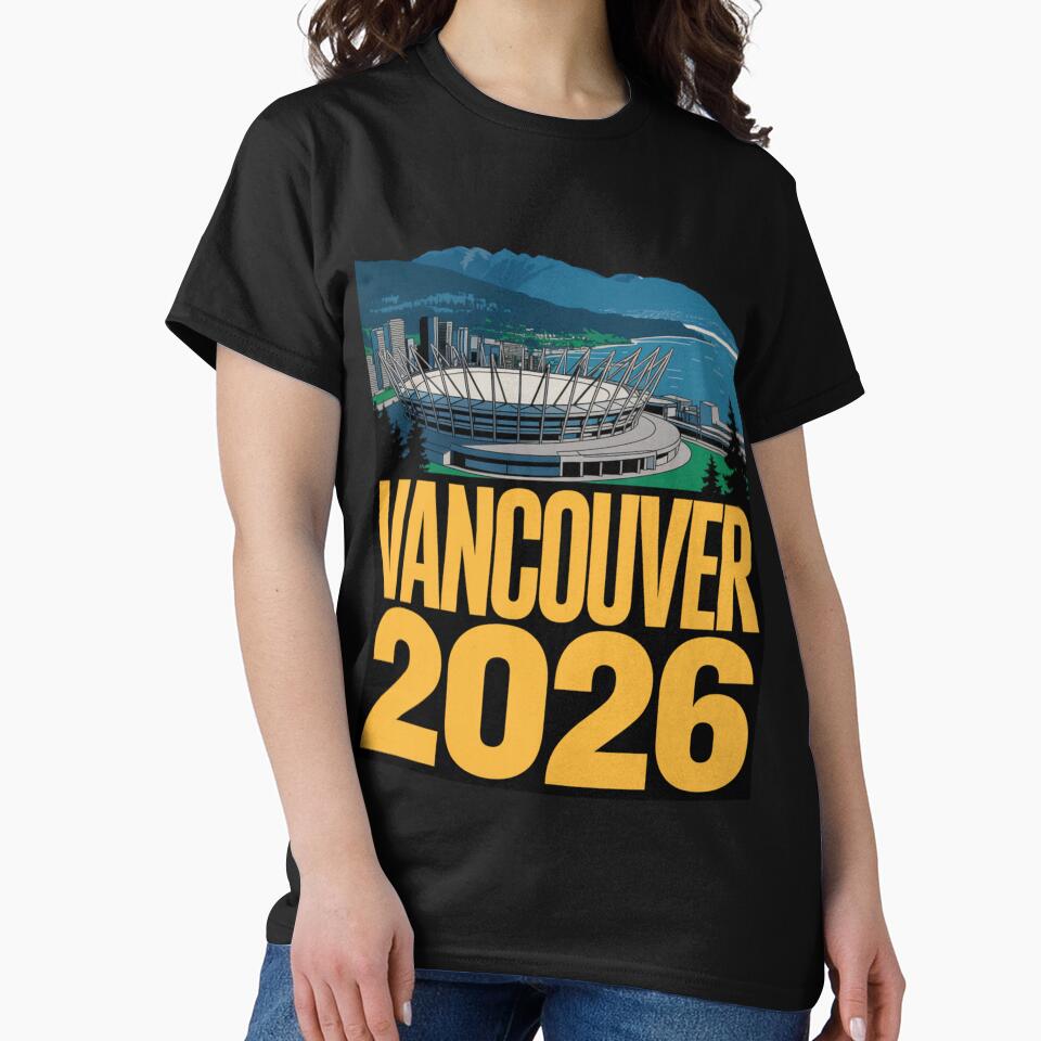 Toronto 2026 Skyline T-Shirt V12 by DarylWelsh2024