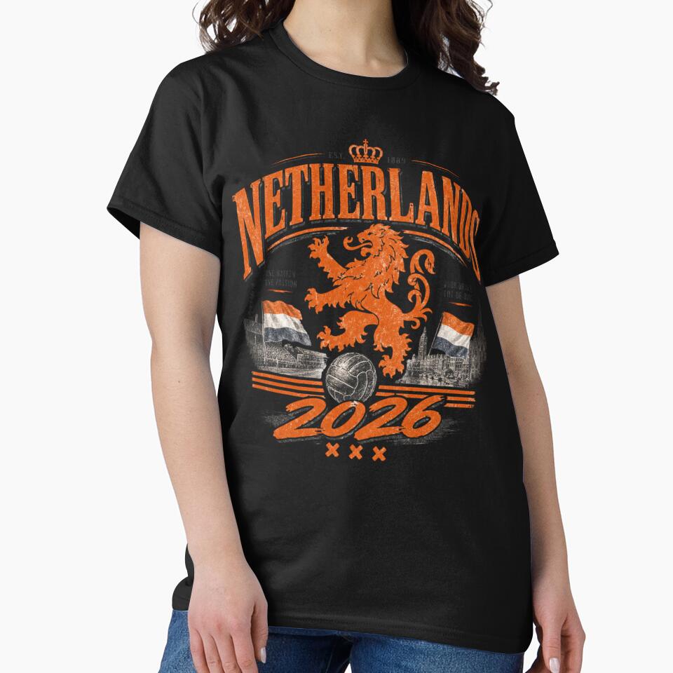 Netherlands 2026 Football World Cup Glory | Oranje Fan Supporter Shirt by rushaib