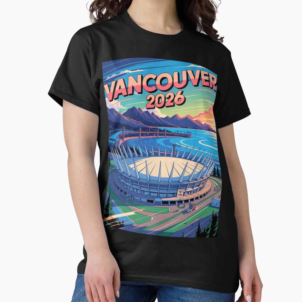 Toronto 2026 Skyline T-Shirt V2 by DarylWelsh2024