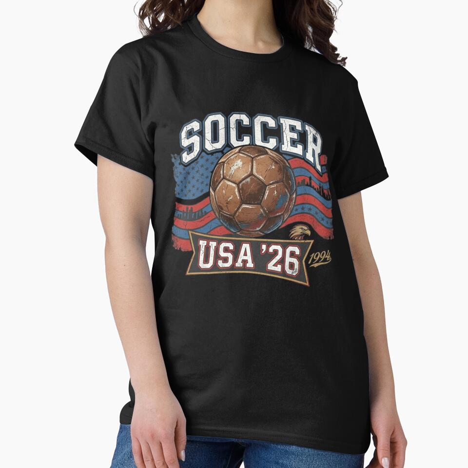 Vintage Soccer USA 26 Retro 1994 World Tournament . by  BreedCraft Studio